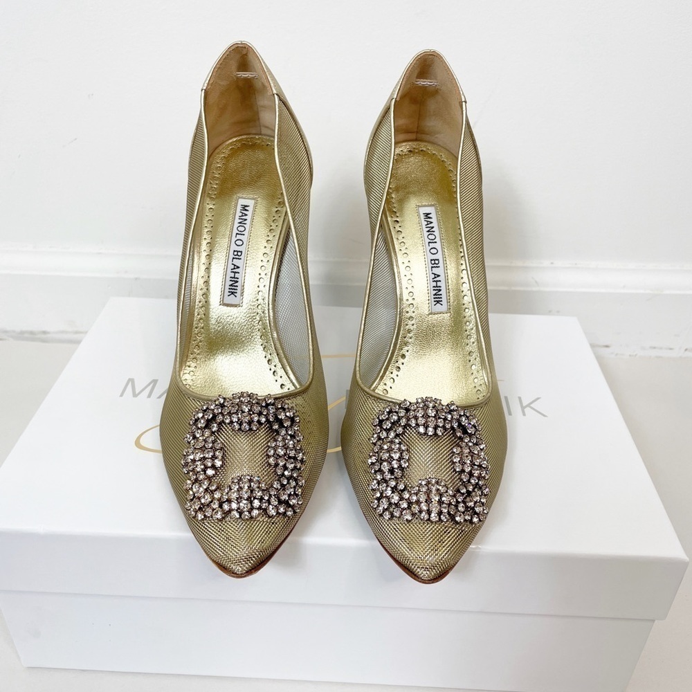 Manolo Blahnik 50th Anniversary Hangisi Collection Heels - Picture 5 of 12